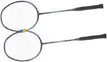 Badminton racket guitars