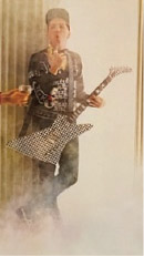 Young Kenny with plywood guitars